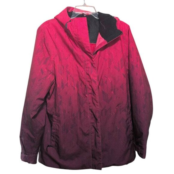 RIPZONE Jacket Winter Sports Hooded Coat Women's size XL in a Full Snap/Zip - Picture 1 of 8